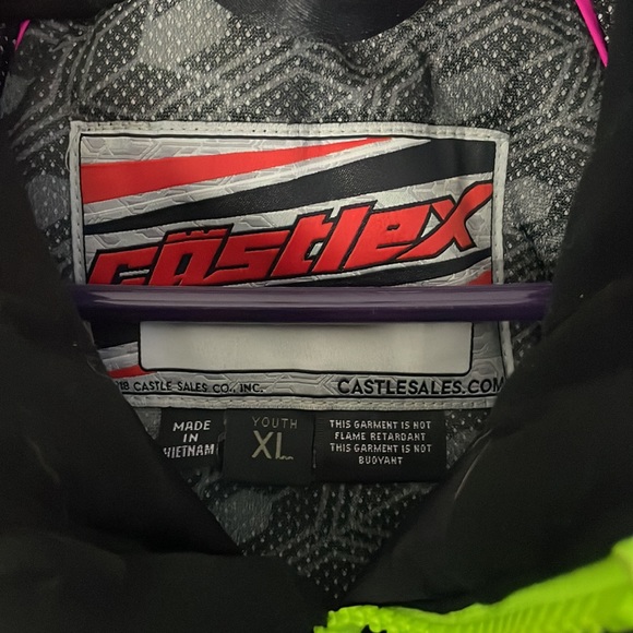Castle X Snowmobile Jacket Youth XL - Picture 2 of 2